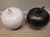 Apples in Black and White Ceramic, Italy, 1970s, Set of 2 For Sale - Image 3 of 18
