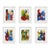 Set of 6 – The Physics Series No. 1 - Original Abstract Acrylic Paintings by Diane Grant For Sale