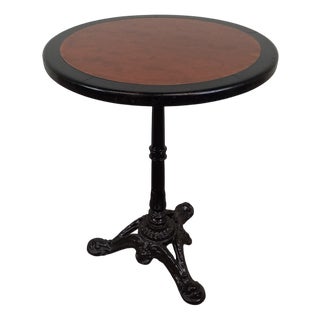 Parisian Bistro Pedestal Table, 1950s For Sale
