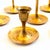 Graduated Brass Candlestick Holders - Set of 7 For Sale - Image 10 of 12