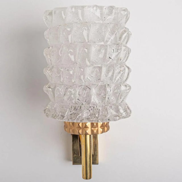 Vintage German Brass and Glass Wall Lights from Hillebrand, 1970s, Set of 2 For Sale - Image 10 of 16