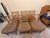 Mid-Century Modern Set of 6 Mid 19th Century Chippendale Rattan Dining Chairs For Sale - Image 3 of 10