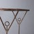 Console Table with Red Lacquered Wood Top, 1990s For Sale - Image 3 of 9