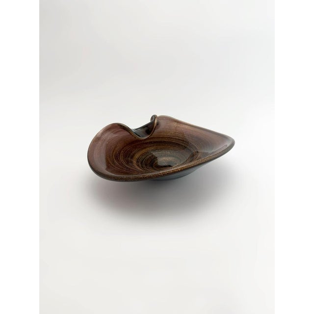 Large Murano Glass Centrepiece Bowl from Alfredo Barbini, Italy, 1970s For Sale - Image 3 of 12