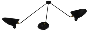 Spider Ceiling Lamp with 3 Arms by Serge Mouille
