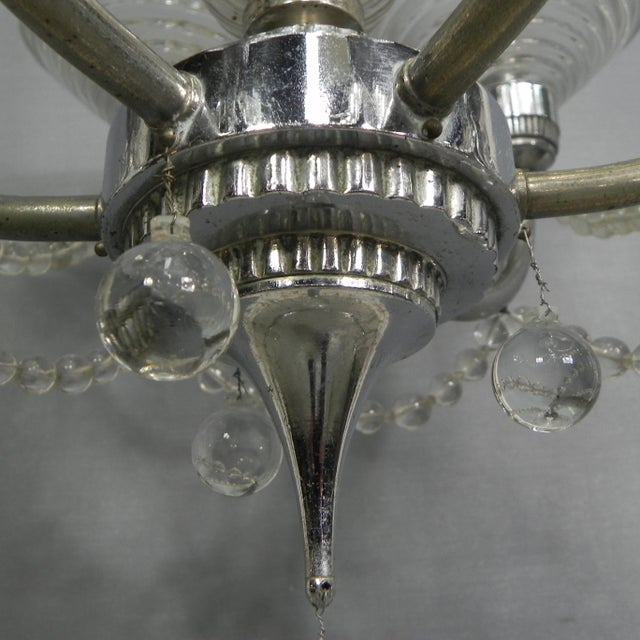 Art Deco Hanging Lamp by G. Leleu, 1930s For Sale - Image 16 of 18