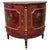 Red Chinoiserie Red Demi Lune Vestibule Cabinet, 1980 For Sale - Image 8 of 8