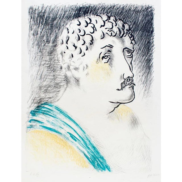 Hebdomeros - Original Color Lithograph by Giorgio De Chirico - 1929 1929 For Sale - Image 4 of 4