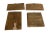 Wood Set of Four Antique Chinese Wall Hanging Plaques Panels /W Figures Warriors For Sale - Image 7 of 7