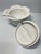 Add timeless European-inspired charm to your table with this **Vintage MCM White Ceramic Majolica Cabbage Soup Tureen**....