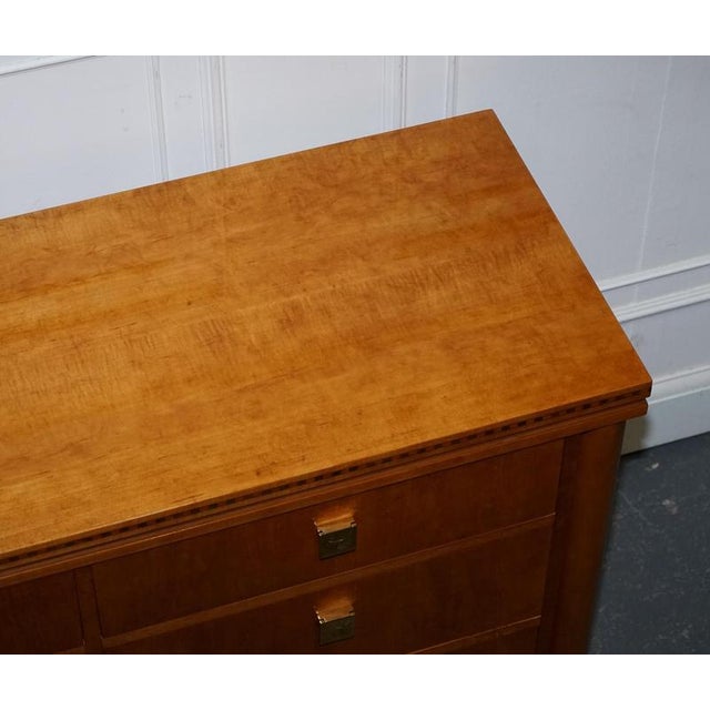 Biedermeier Style White Genesis Bank of Drawers from American Hickory For Sale - Image 12 of 18
