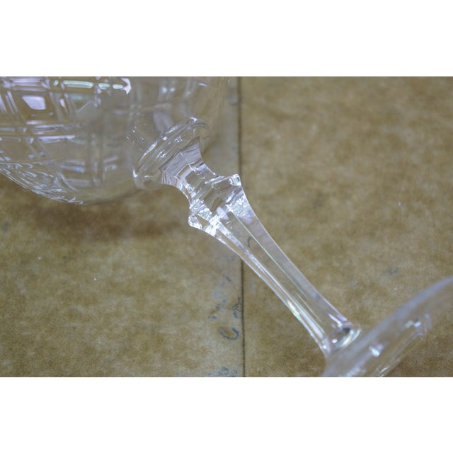 Antique Cut Crystal Stemware Wine Water Goblets Champagne Flutes Cordials - 71 pcs For Sale - Image 18 of 18