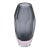 80's Murano Sommerso Faceted Gray, Pink Gradient Vase For Sale