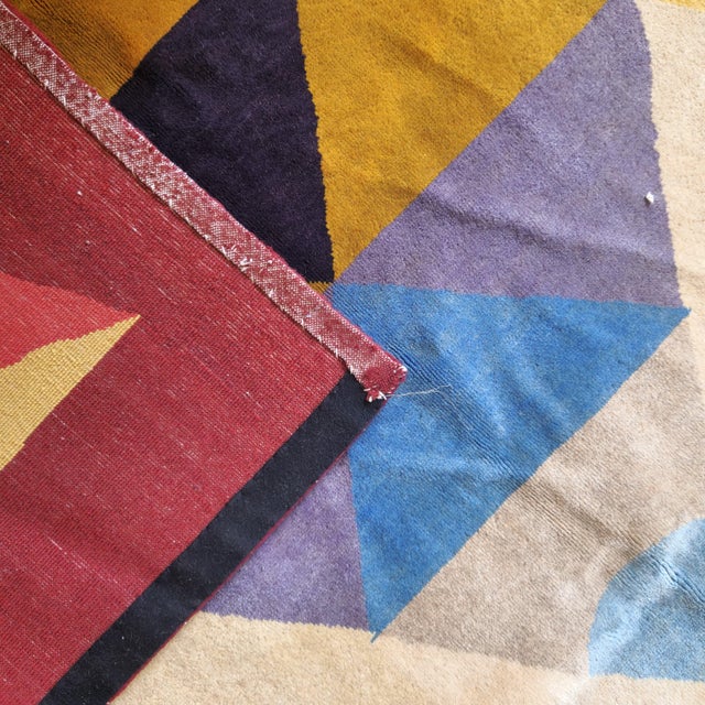 2020s Inspired by Giacomo Balla European Hand-Knotted Wool Rug, 235 × 165 Cm For Sale - Image 5 of 5