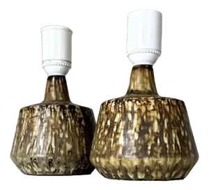Table Lamps by Gunnar Nylund for Rörstrand, Sweden, 1960s, Set of 2