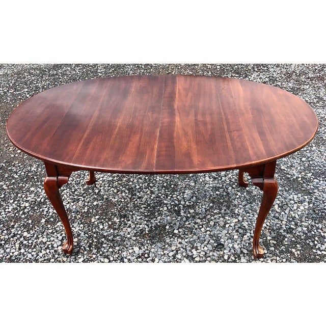Statton Oldtowne Cherry Queen Anne Style Dining Table Chairish
