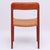 Brown Vintage Danish Dining Room Chair by Niels O Møller for J.L. Møller, 1960s For Sale - Image 8 of 17