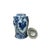20" Chinese Blue White Flower Vases Scroll Leafy Pattern Porcelain Temple General Jar For Sale - Image 9 of 11