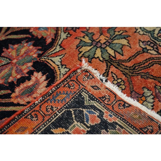 Late 18th Century Antique Persian Farahan Sarouk Rug 3'4'' x 4'10'' For Sale - Image 4 of 5