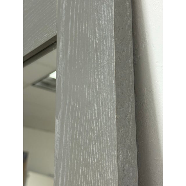 Cb2 Hanging/Leaning Gray Floor Mirror For Sale - Image 10 of 12
