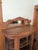 Antique Curved Glass Curio Cabinet For Sale - Image 11 of 11