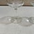 Mid-Century Modern Pair of 1970s Champagne Glasses With Geometric Rose Designs For Sale - Image 3 of 6