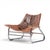 Johan Bertil Häggström for Swed-Form Mid Century Swedish Leather and Chrome Corset Chairs - Pair For Sale In Chicago - Image 6 of 12