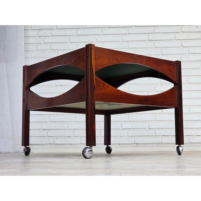 Danish Modus Side Table in Teak by Kristian Vedel for Søren Wiladsen, 1974 For Sale - Image 13 of 16