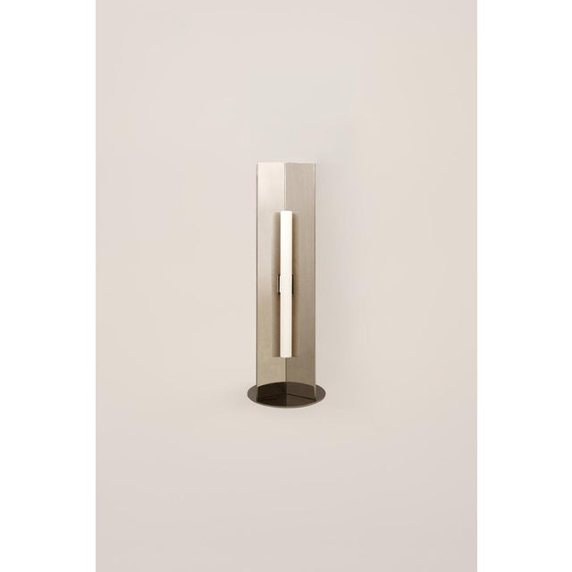 Not Yet Made - Made To Order Arrow Stainless Steel Table Lamp Without Diffuser by Violaine d'Harcourt For Sale - Image 5 of 8