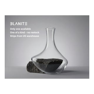 Handmade Crystal Vase With Gobi Desert Stone Base – Unique Home Decor For Sale