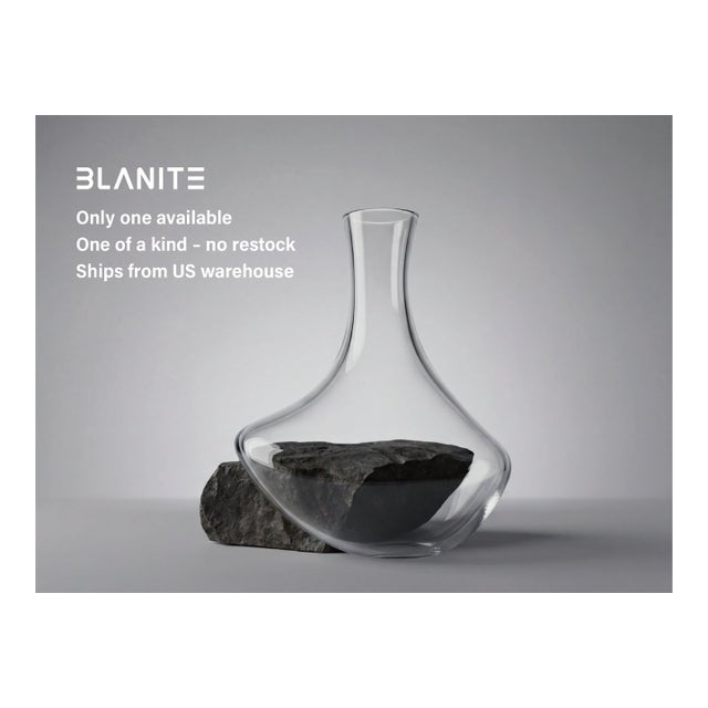 Handmade Crystal Vase With Gobi Desert Stone Base – Unique Home Decor For Sale