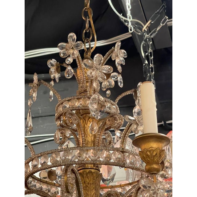 Early 20th Century Early 20th Century Italian 4-Light Chandelier For Sale - Image 5 of 9