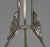 Hettier Vincent & Schneider Geometric French Art Deco Chandelier 1930s For Sale - Image 9 of 13