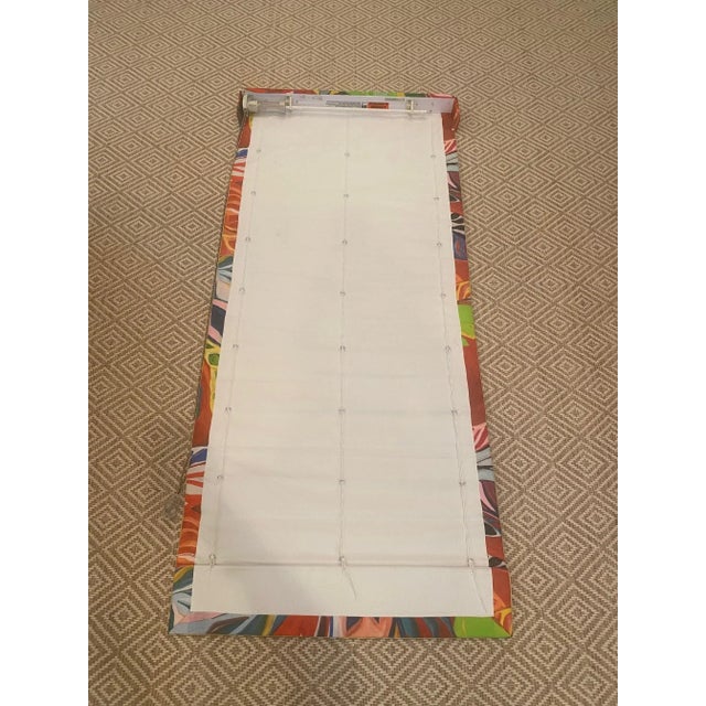 Originally displayed in the 2022 Kips Bay Palm Beach Showhouse. This colorful roman shade is made out of CW Stockwell x...