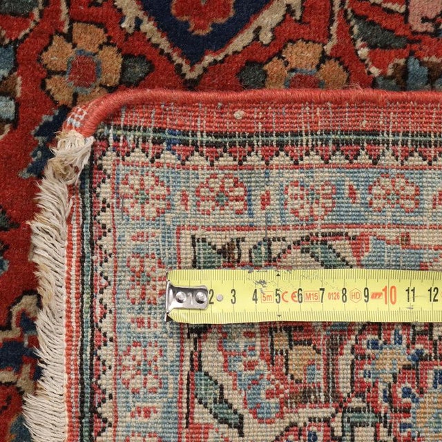 Textile Asian Cotton & Wool Thin Knot Rug For Sale - Image 7 of 8