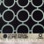 Free Spirit Designer Vicki Payne Aqua & Black Circles Geometric Rings Fabric- 8.8 Yards For Sale - Image 4 of 8