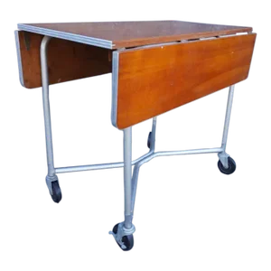 Streamline Machine Age Drop-Leaf Table