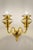 Murano Elegant Linear Modern Amber Murano Glass Wall Sconce For Sale - Image 4 of 4