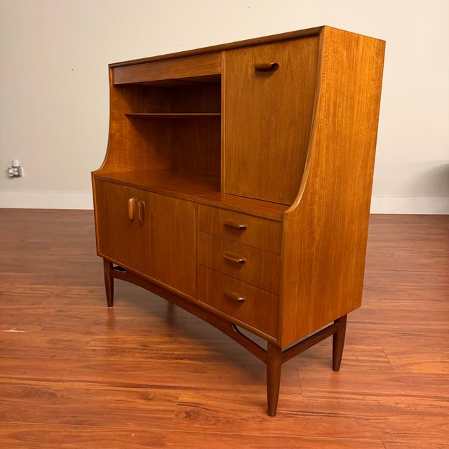 1960s G-Plan Brasilia Compact Teak Tall Sideboard For Sale - Image 5 of 14