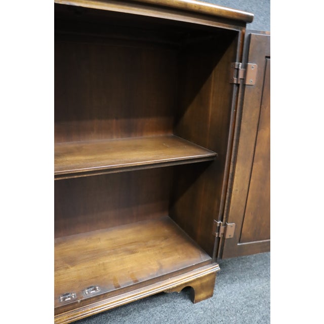 Brown Hitchcock Stenciled Maple Two-Door Console Cabinet For Sale - Image 8 of 12