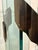 Transparent 1970 Glass Pedestal With Brass Trim For Sale - Image 8 of 8