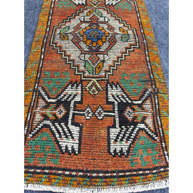 Contemporary Turkish Yastik Rug 1'7" x 3'3" For Sale - Image 3 of 5