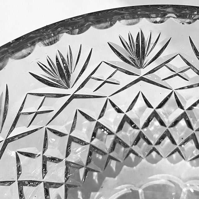 Late 20th Century Cut Crystal Trifle Bowl For Sale - Image 6 of 10