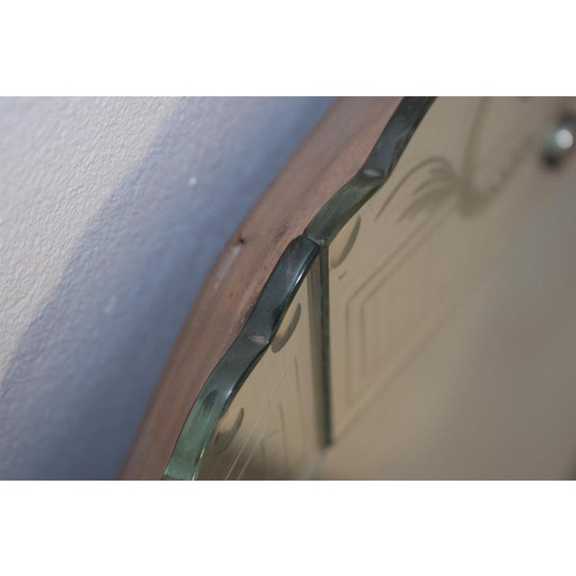 Vintage Italian Mirror by Pietro Chiesa, 1950s For Sale - Image 10 of 16