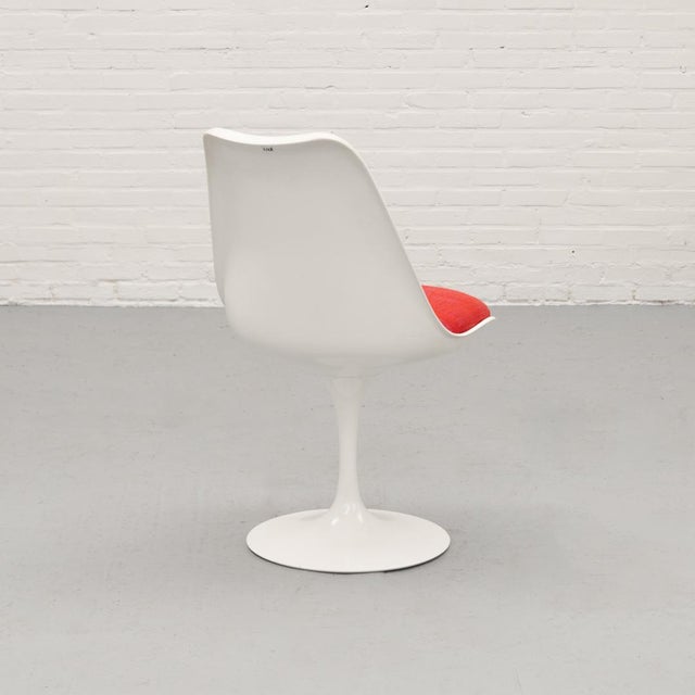 Red Vintage Tulip Dining Chairs by Eero Saarinen for Knoll, 1970s, Set of 6 For Sale - Image 8 of 18