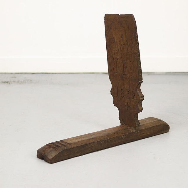 Rustic Farmhouse Folk Art Schwingstock / Ornament, 1832 For Sale - Image 4 of 12