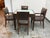 Extendable Glass-Inset Dining Table + Four Chairs, Set of Five For Sale - Image 4 of 12