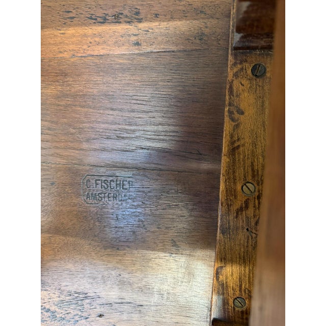 Aesthetic Movement Side Table by C. Fischer Amsterdam, 1900s For Sale - Image 10 of 11