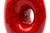 Red Vintage Red and White Fat Lava Vase, 1950s For Sale - Image 8 of 11