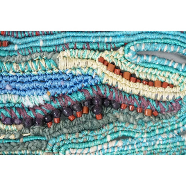 1980s Vintage Wall Decoration Textile, 1970s For Sale - Image 5 of 6